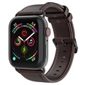 Dux Ducis Apple Watch Series 7/SE/6/5/4/3/2/1 Lederarmband - 41mm/40mm/38mm - Kaffee