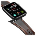 Dux Ducis Apple Watch Series 7/SE/6/5/4/3/2/1 Lederarmband - 41mm/40mm/38mm - Kaffee