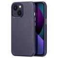 Dux Ducis Naples iPhone 13 Leder Beschichtet Hülle - Blau