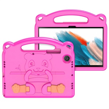 Dux Ducis Panda Samsung Galaxy Tab A8 10.5 (2021) Kinder Hülle - Hot Pink