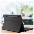 Dux Ducis Samsung Galaxy Tab S7/S8 Bluetooth Tastaturhülle (Bulk - Befriedigend) - Schwarz