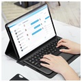 Dux Ducis Samsung Galaxy Tab S7/S8 Bluetooth Tastaturhülle (Bulk - Befriedigend) - Schwarz