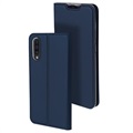 Dux Ducis Skin Pro Samsung Galaxy A50 Flip Hülle - Dunkel Blau