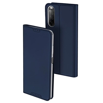 Dux Ducis Skin Pro Sony Xperia 10 V Flip Case - Blau