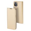 Dux Ducis Skin Pro iPhone 14 Max Flip Hülle - Gold