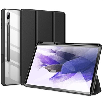Dux Ducis Toby Samsung Galaxy Tab S7+/S7 FE/S8+ Tri-Fold Smart Folio Hülle - Schwarz