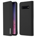 Dux Ducis Wish Samsung Galaxy S10+ Wallet Lederhülle - Schwarz