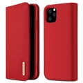 Dux Ducis Wish iPhone 11 Pro Wallet Lederhülle (Offene Verpackung - Zufriedenstellend) - Rot