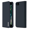 Dux Ducis Wish iPhone 7/8/SE (2020)/SE (2022) Lederhülle mit Geldbörse - Blau