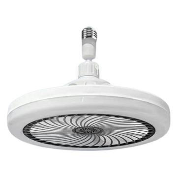 E27-Deckenventilator mit Beleuchtung und Fernbedienung - Grau
