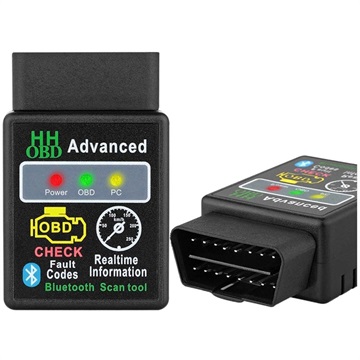 ELM327 V2.1 Bluetooth OBD2 Kfz-Diagnose Werkzeug - Schwarz