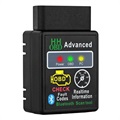 ELM327 V2.1 Bluetooth OBD2 Kfz-Diagnose Werkzeug - Schwarz