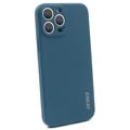 Enkay iPhone 14 Pro Liquid Silikon Case - Dunkel Blau