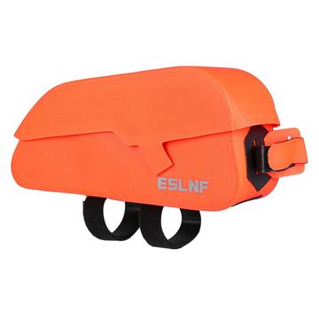 ESLNF 07CF0012 Wasserdichte Oberrohr-Fahrradtasche mit Magnetverschluss - Orange