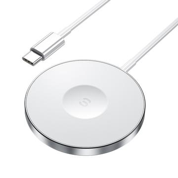 ESSAGER 3-in-1 15W Magnetisches drahtloses Ladegerät für iPhone 12 / 13 / 14 / 15, AirPods, iWatch Slim Charging Pad