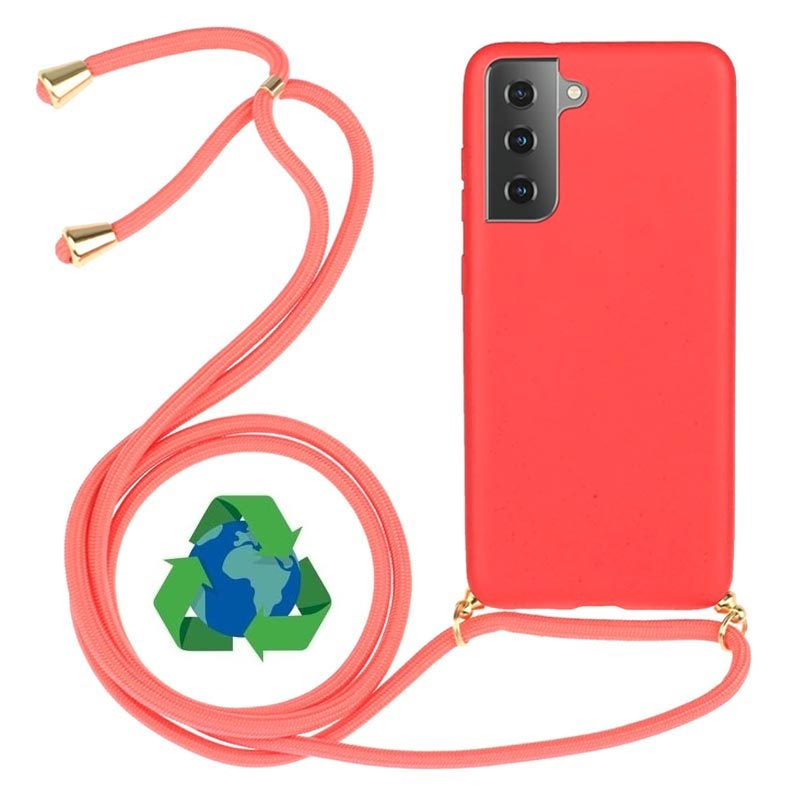 Saii Eco Line Samsung Galaxy S21+ 5G Hülle mit Gurt Saii Eco Line Samsung Galaxy S21+ 5G Hülle mit Gurt