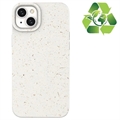 Eco Nature iPhone 14 Hybrid Hülle - Weiß