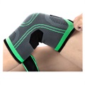 Elastische Unisex Fitness Knieschoner Beschützer - XL - Grün