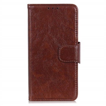 Elegant Serie Samsung Galaxy Xcover 5 Wallet Schutzhülle - Braun