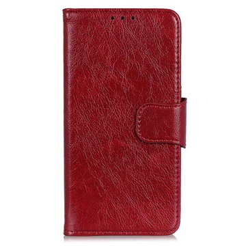 Elegant Serie Samsung Galaxy Xcover 5 Wallet Schutzhülle - Rot