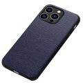 Elegant iPhone 14 Pro Leder Cover - Blau