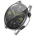 Enkay Huawei Watch GT 3 Cover mit Panzerglas - 46mm - Silber