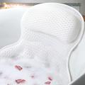 Ergonomisches 4D-Badewannenkopfkissen - Weiß