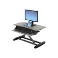 Ergotron WorkFit-Z Mini Sit-Stand Desktop Stehpult Konverter - Schwarz