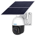 Escam QF724 Wasserdichte Solarbetriebene Sicherheitskamera - 3.0MP, 30000mAh (Offene Verpackung