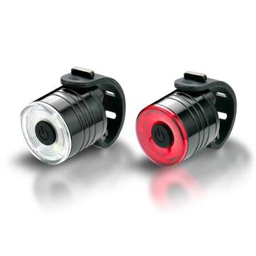 EverActive BL-X3R LED-Fahrradlicht-Set mit 3 Modi - Schwarz