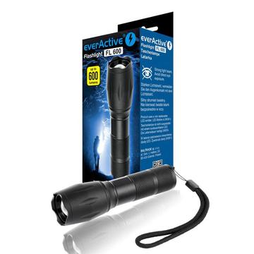 EverActive FL-600 Wasserdichte LED-Taschenlampe - 600 Lumen