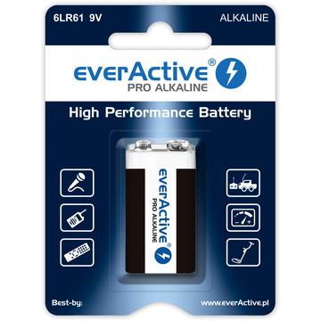 EverActive Pro 6LR61/9V Alkaline-Batterie 550mAh