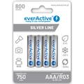 EverActive Silver Line EVHRL03-800 Wiederaufladbare AAA-Batterien 800mAh - 4 Stk.