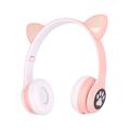 Extralink Cat-Ear Wireless Kopfhörer für Kinder - Rosa