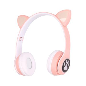 Extralink Cat-Ear Wireless Kopfhörer für Kinder - Rosa