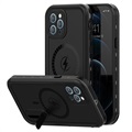 Extreme IP68 iPhone 12 Pro Max Magnetische Unterwasser-Tasche - Schwarz
