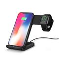 F11 2-in-1 Mobile Phone Smart Watch Wireless Charging Stand Qi Wireless Fast Charger für iPhone Samsung Apple Watch