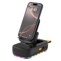F15 3-in-1 faltbare Telefonhalterung mit Bluetooth-Lautsprecher und 1200mAh Powerbank