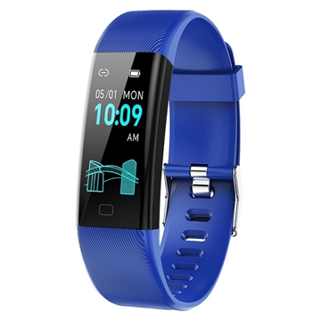 F71 Smart-Armband / Fitness-Tracker mit Blutdrucküberwachung - Blau