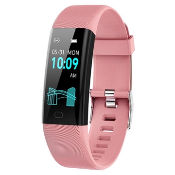 F71 Smart-Armband / Fitness-Tracker mit Blutdrucküberwachung - Pink