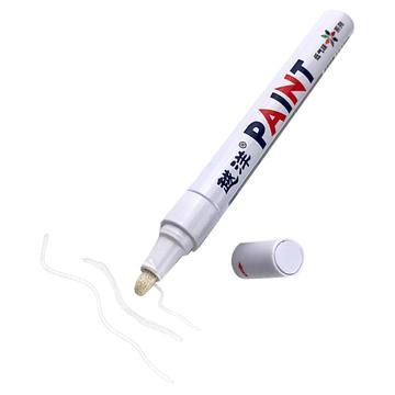 Flysea FS-110 Wasserfester Marker für den Hobbybereich - für Metall, Stein, Kunststoff und Papier - Weiß