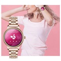 Smartwatch für Frauen mit Herzfrequenz AK38 - Gold
