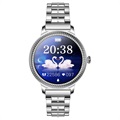 Smartwatch für Frauen mit Herzfrequenz AK38 - Silber