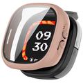 Fitbit Ace LTE Kunststoff Hülle mit Panzerglas - 9H - Rosa