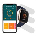 Fitbit Versa 3 Smartwatch mit GPS - Mitternachtsblau / Gold