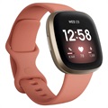 Fitbit Versa 3 Smartwatch mit GPS - Rosa / Gold