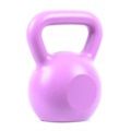 Fitness Massives Gusseisen Kettlebell - 5kg - Purpur