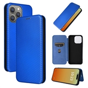 iPhone 15 Pro Flip Case - Karbonfaser