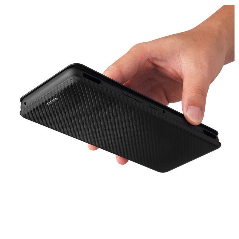 Kunstleder Carbon Klapp Hülle/Flip Case für Asus ROG Phone 7 Ultimate, 7,  6D, 6D Ultimate, 6, 6 Pro, 5s, 5s Pro, 5, 5 Ultimate, 3, 2, ZenFone 10, 9,  8, 7 Pro, 6