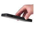 OnePlus 10 Pro Flip Hülle - Karbonfaser - Schwarz